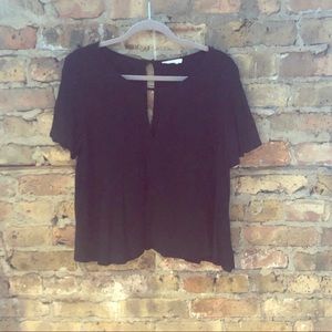 Lush black blouse size M